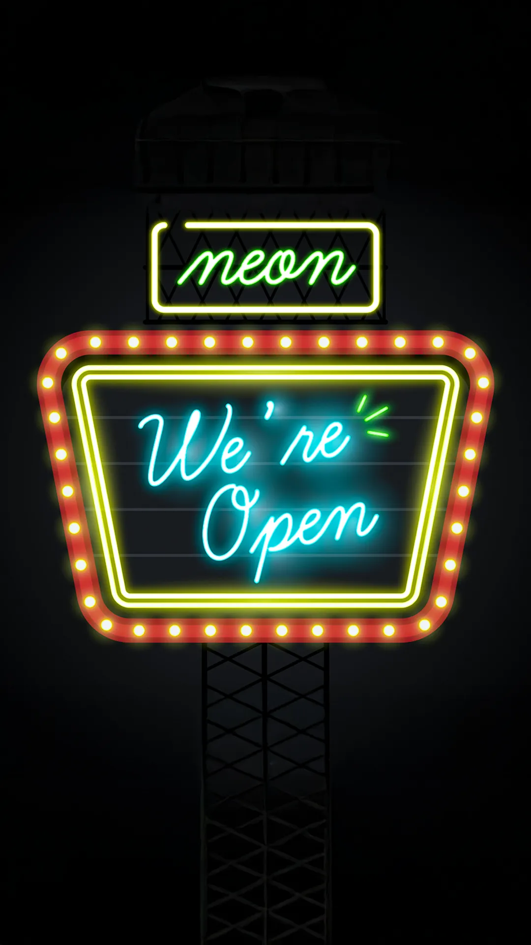 neon sign